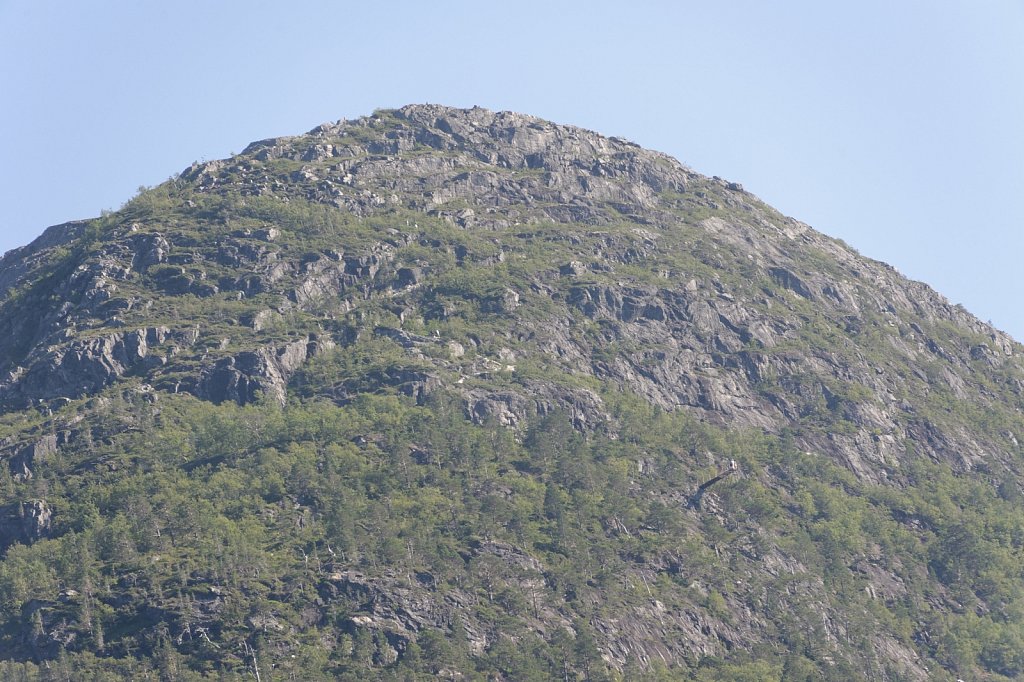 Bergkuppe mit Rampe